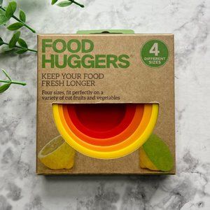 Food Huggers 4pc Reusable Silicone Food Savers - Summer Sunset